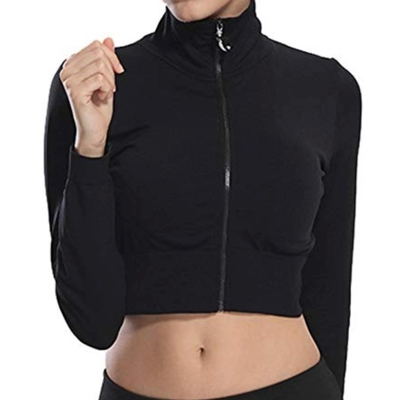 womens workout zip up